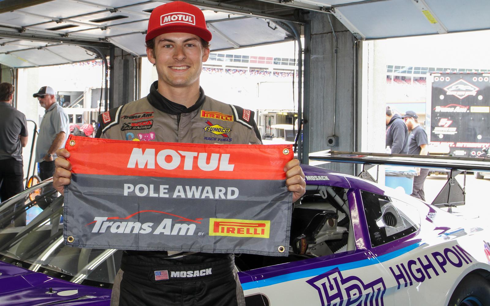 Connor Zilisch Paces Practice with Impressive Lap, Connor Mosack Wins Motul Pole Award